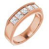 14K Rose 1 CTW Diamond Mens Ring Ref 14769530